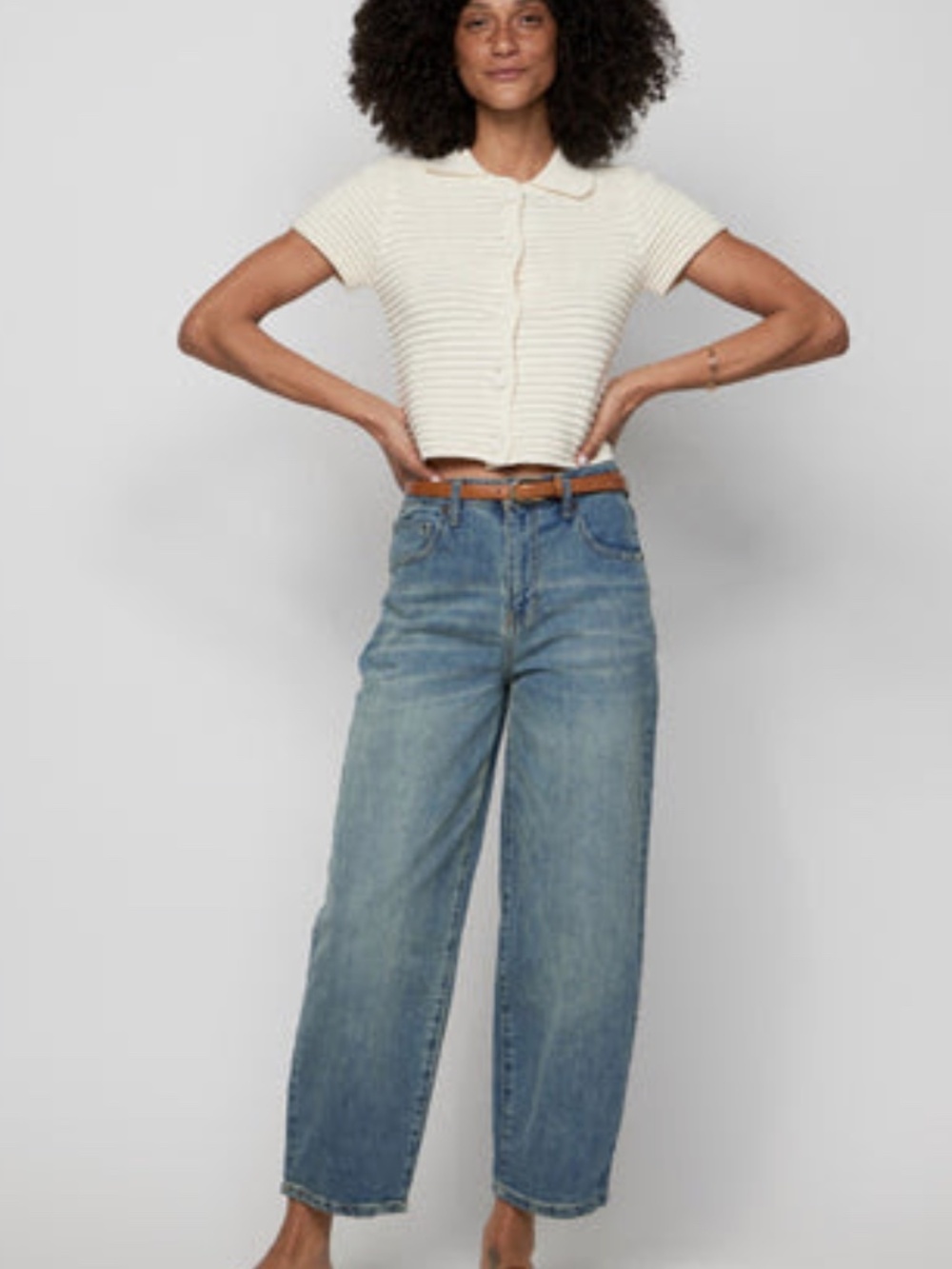 Oliver Logan Harlow Barrel Leg Jeans